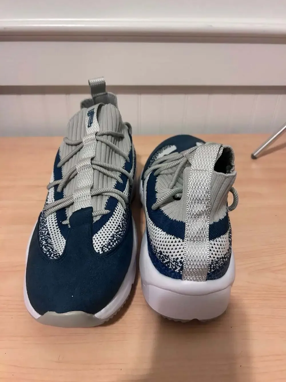 Triple 7 Racer Georgetown Navy Knit Men's Sneakers